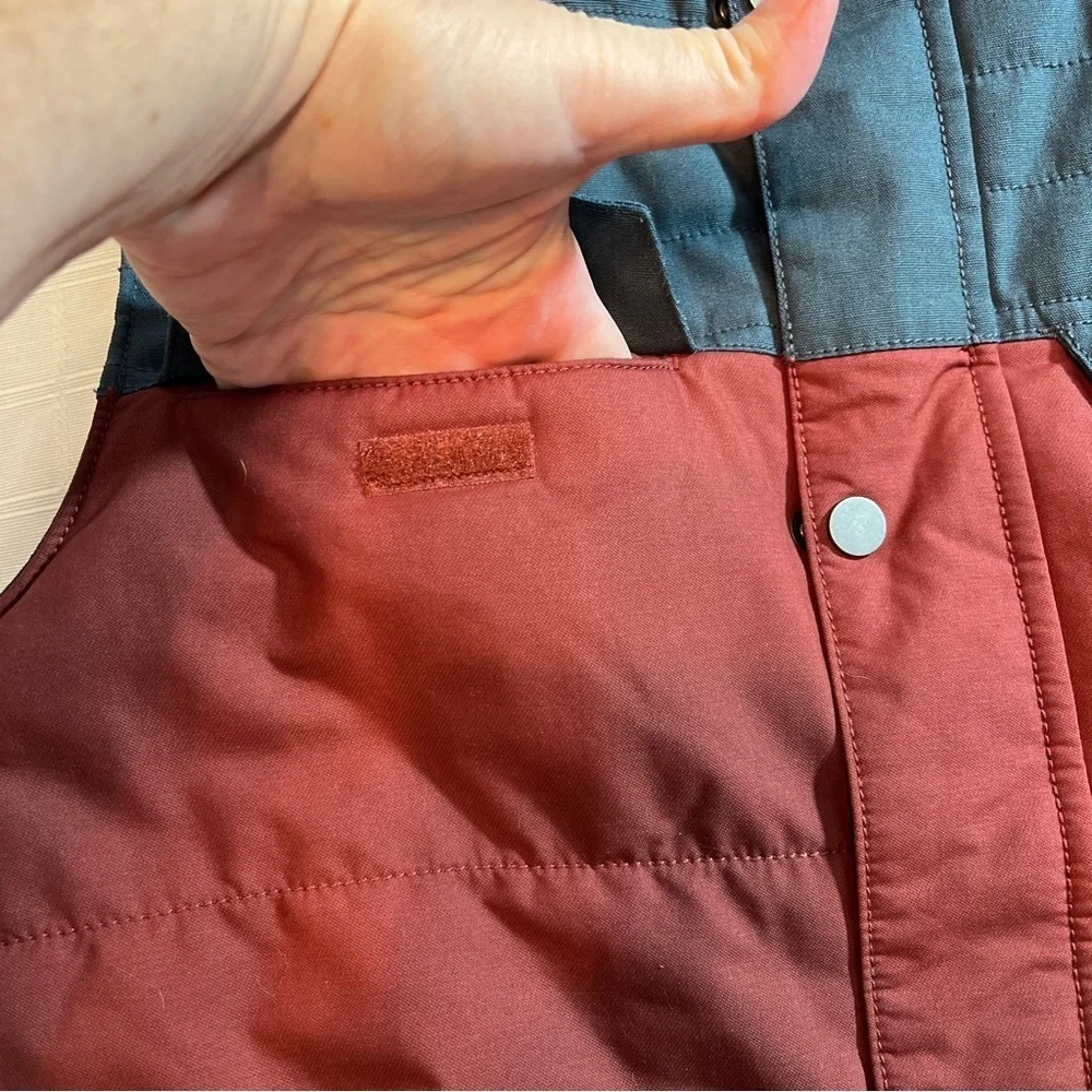 Columbia Men's Small Rust and Blue Puffer Vest Preppy Transitional Outdoor - Picture 6 of 16